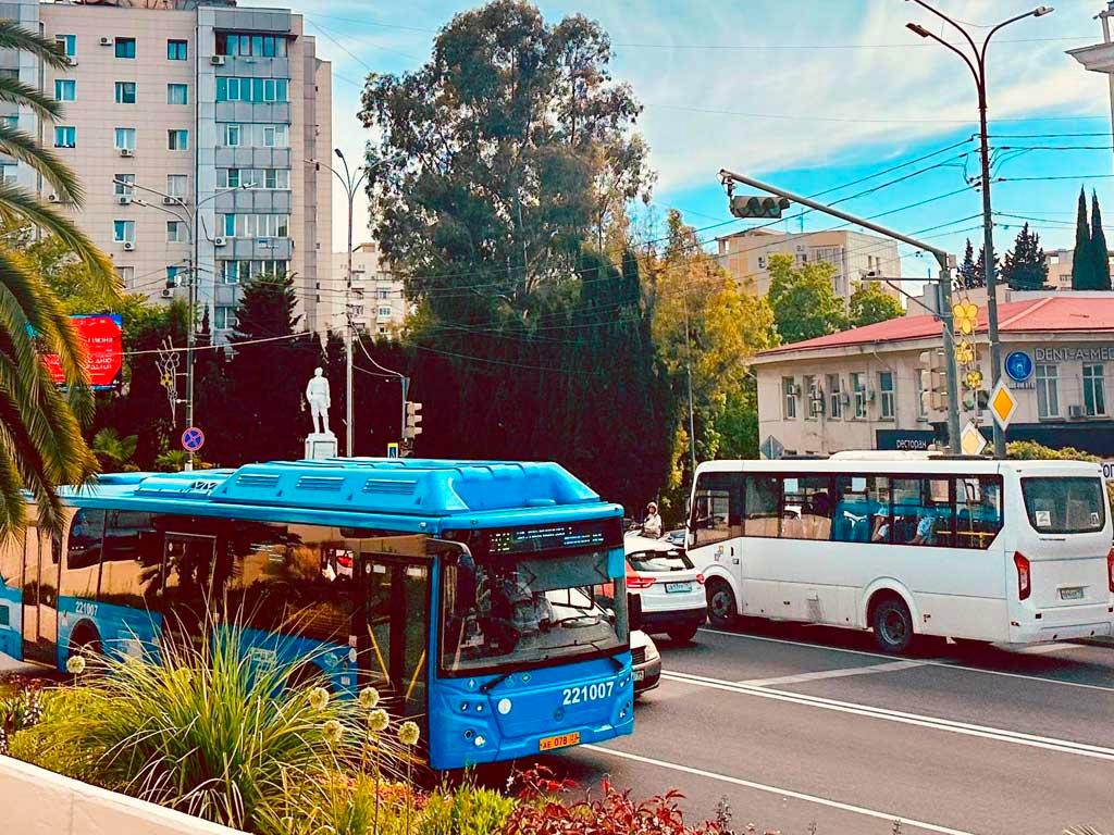 Улучшение контроля за работой общественного транспорта в Сочи