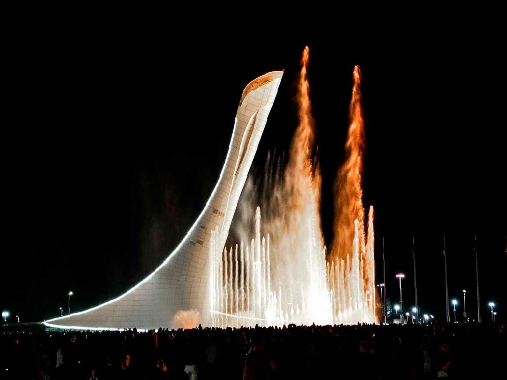 Поющий фонтан в Сириусе скоро откроется