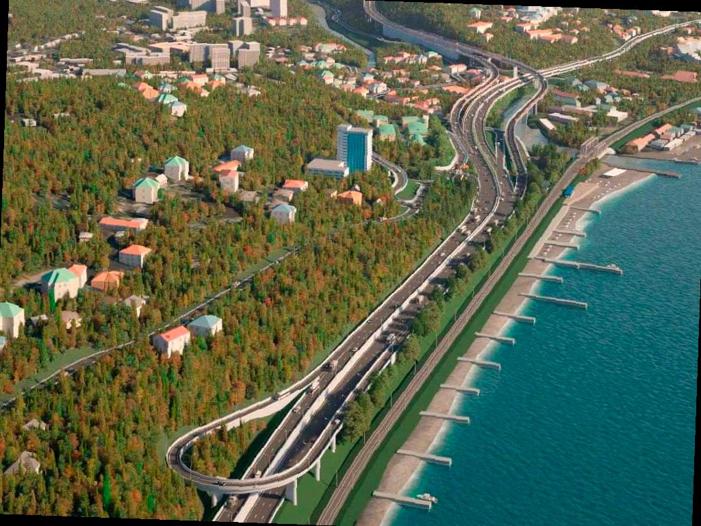 В Сочи начали строительство разворотной петли на обходе Адлера