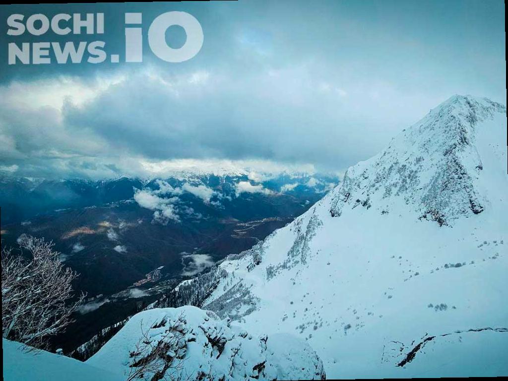 В горах Сочи возможны лавины