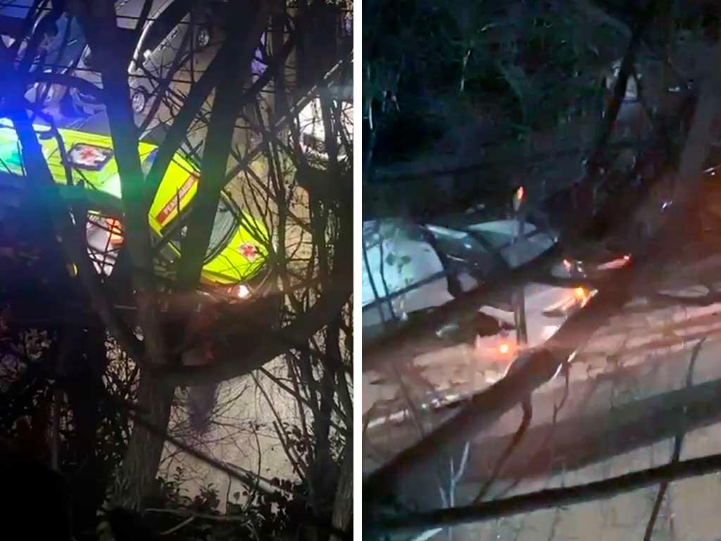 Два автомобиля столкнулись в центре Сочи