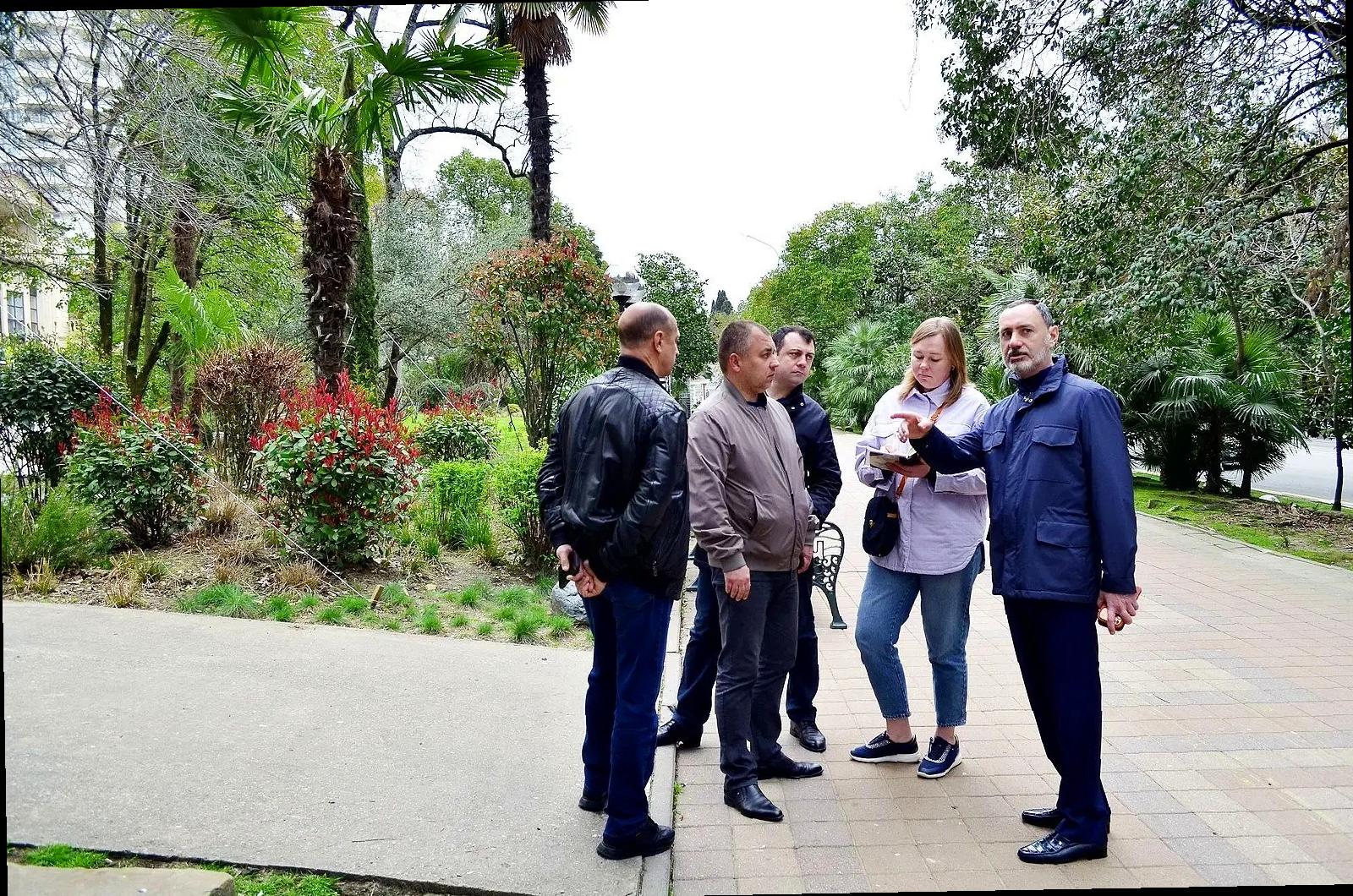 «Оценка состояния Сада российско-японской дружбы в Сочи»