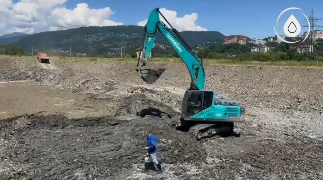 Реконструкция бассейнов водозабора на реке Сочи продолжается