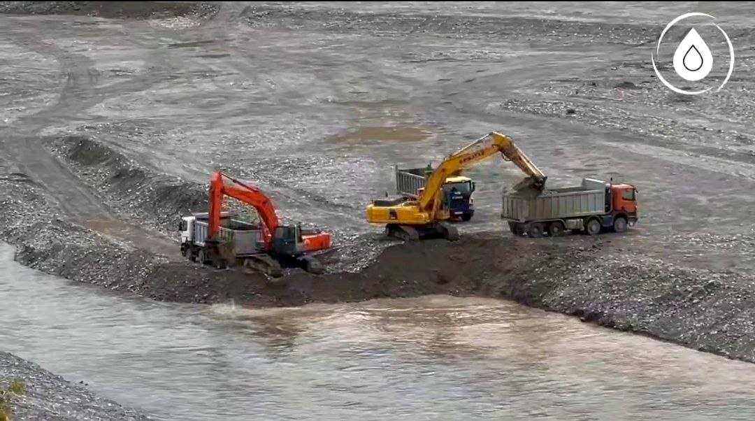 Восстановительные работы на водозаборе реки Шахе в посёлке Головинка продолжаются